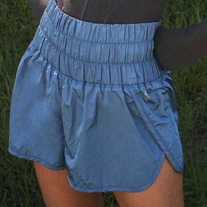 Free People The Way Home Shorts NWT Bluestone